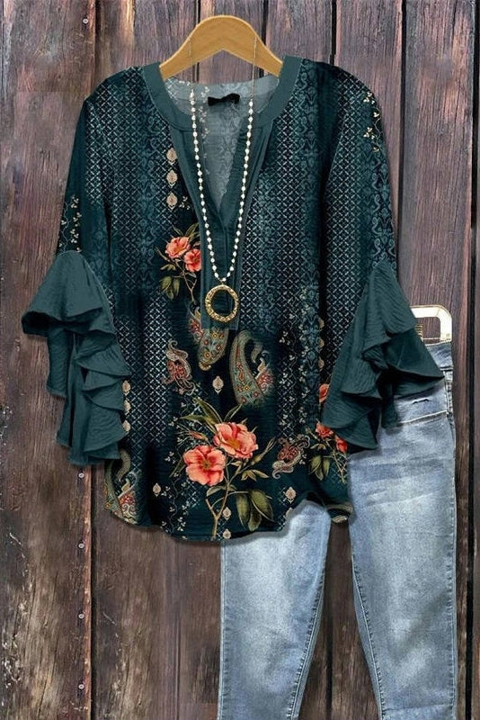 Lorenza - Flower Shirt