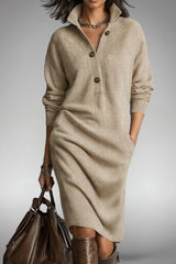 Soraya – Wool Knit Sweater Dress