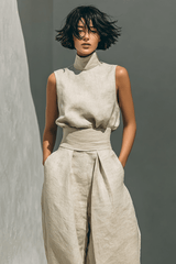 Aria - High-Neck Wide-Leg Set