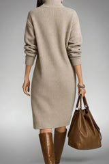 Soraya – Wool Knit Sweater Dress