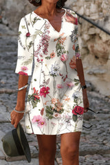 Rosalie – Floral Breeze Mini Dress