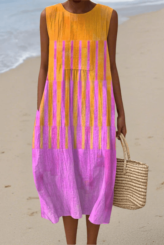 The Sunset Prism – Sleeveless Dress