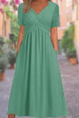 Elisea – Elegant Flow Midi Dress