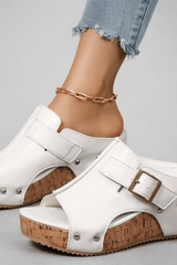 Elara - Cork Platform Comfort Sandals