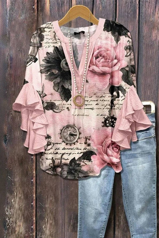 Federica - Flower Shirt
