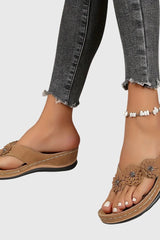 Marisol - Floral Comfort Thong Sandals