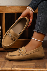 Marcella – Chic Chain Detail Loafers