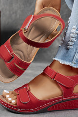 Luna - Comfort Strap Wedge Sandals