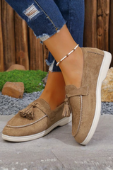 Arlena – Suede Tassel Comfort Loafers