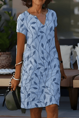 Willow Breeze – Printed Dress