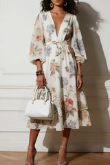 Valentina – Romantic Bloom Midi Dress