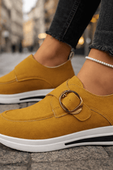 Solivana - Buckle Comfort Slip-Ons