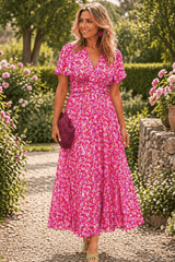 Lunavera - Floral Grace Maxi Dress