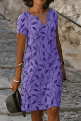 Willow Breeze – Printed Dress