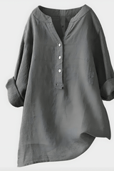 Marina – Relaxed Cotton Button Tunic