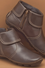 Velora – Classic Comfort Leather Ankle Boots