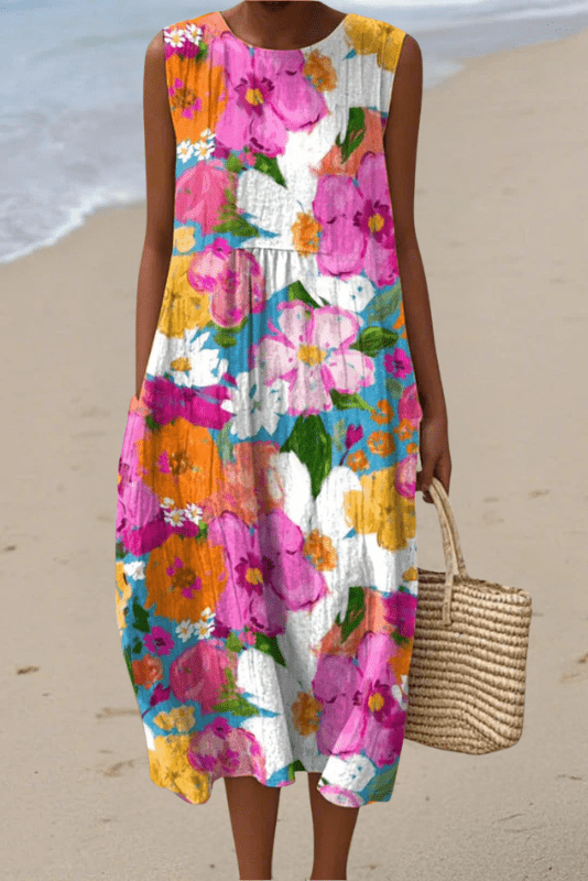 The Festival Bloom – Sleeveless Dress