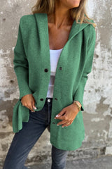Mich - Buttoned Hooded Jacket