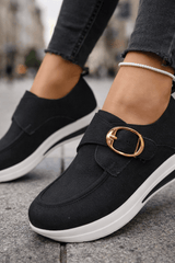 Solivana - Buckle Comfort Slip-Ons