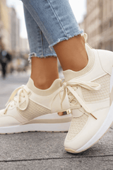 Celestique - Luxe Knit Comfort Sneakers