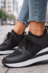 Celestique - Luxe Knit Comfort Sneakers