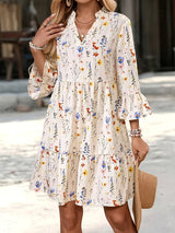 Celeste | Floral Tiered Midi Dress