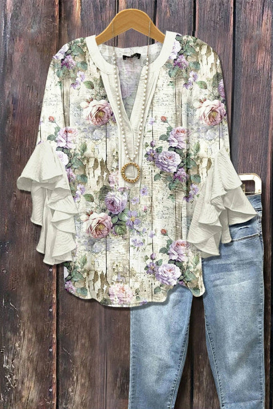 Lidia - Flower Shirt