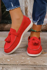 Arlena – Suede Tassel Comfort Loafers