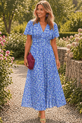Lunavera - Floral Grace Maxi Dress