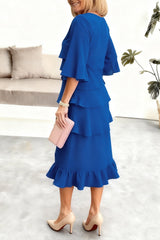 Ebonelle - Elegant Tiered Evening Dress