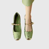 Marcella-Embellished Mary Jane Heels