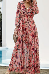Rosalie – Sunset Bloom Maxi Dress