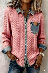 Darian – Knit Denim Fusion Shirt