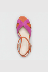 Veloura – Colourblock Heeled Sandals