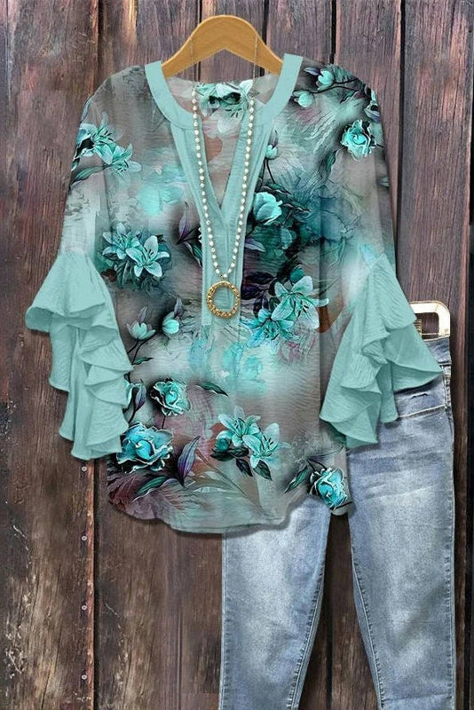 Chiara - Flower Shirt