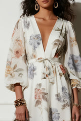 Valentina – Romantic Bloom Midi Dress