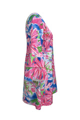 Tropical | Bloom Long Sleeve Mini Dress