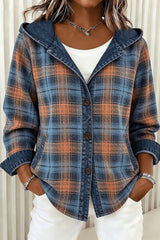 Selora – Hooded Check Overshirt
