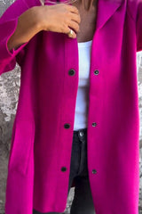Mich - Buttoned Hooded Jacket