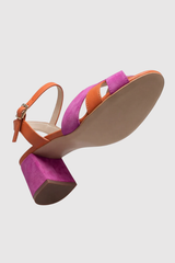 Veloura – Colourblock Heeled Sandals