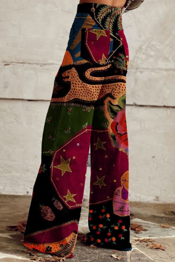 Angela - Free-Spirit Boho Flare Pants