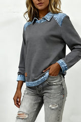 Amelie – Layered Collar Knit Sweater