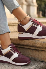 Velmora - Luxe Contrast Comfort Sneakers