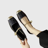 Marcella-Embellished Mary Jane Heels