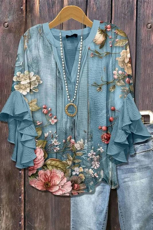 Pastello - Flower Shirt