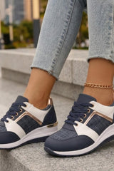 Velmora - Luxe Contrast Comfort Sneakers