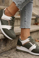 Velmora - Luxe Contrast Comfort Sneakers