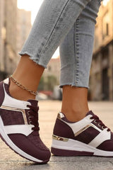 Velmora - Luxe Contrast Comfort Sneakers