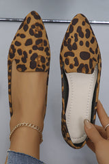 Savina – Leopard Pointed Flats