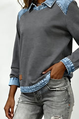 Amelie – Layered Collar Knit Sweater